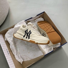 571  -  Giày MLB Korea Chunky Runner Basic New York Yankees Cream - 3ASHCRB3N-50CRS [HÀNG CHÍNH HÃNG]