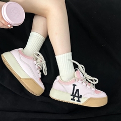 568  -  Giày MLB Korea Chunky Wide New York Yankees White Pink - 3ASXCCW3N-07PKS [HÀNG CHÍNH HÃNG]