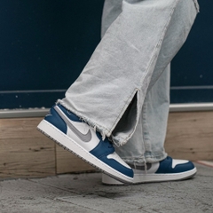 823 -  Giày Nike Air Jordan 1 Low True Blue Cement 553560 412 / 553558 412 [HÀNG CHÍNH HÃNG]