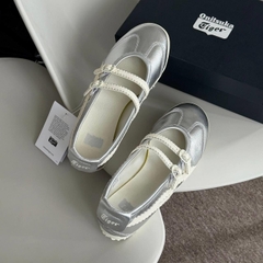 1727 - Giày Onitsuka Tiger Mexico 66 TGRS Silver Cream 1182A660-020 [HÀNG CHÍNH HÃNG]