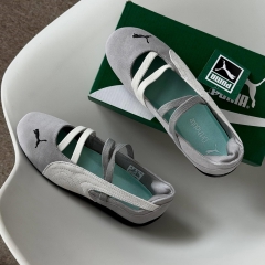 2595 - Giày Puma Speedcat Ballet LILY BROWN ''Grey'' 406808-01 [HÀNG CHÍNH HÃNG]