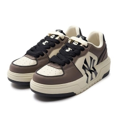 233 -  Giày MLB Chunky Liner Basic NY Nâu Vintage - Charcoal Grey - 3ASXCLB3N [HÀNG CHÍNH HÃNG]