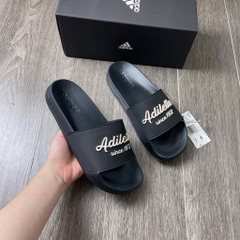 211 -  Dép Adidas Adilette Shower 1972 - Đen Chữ Trắng - Code GW8747 [HÀNG CHÍNH HÃNG]