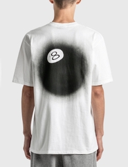 1386 - Áo Stussy 8 Ball Tea Pigment Dyed Trắng [HÀNG CHÍNH HÃNG]