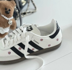 1362 - Giày Adidas Samba OG White Embroidered Floral IF4398 [CHÍNH HÃNG]