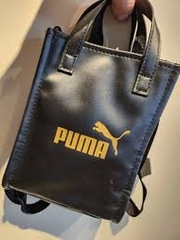 371 -  Túi Puma Core Up Mini Tote X-body Bag - Đen chữ Vàng [HÀNG CHÍNH HÃNG]