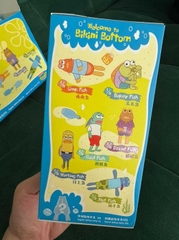 1554 - Bikini Bottom Buddies Blindbox - Box Cá Bikini - POPMART Bikini Bottom Buddies Whimsical Plush Series [HÀNG CHÍNH HÃNG]