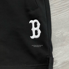 486 -  Quần New Era B Boston - Đen chữ trắng - Code 13574667 [HÀNG CHÍNH HÃNG]
