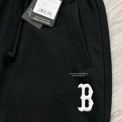 486 -  Quần New Era B Boston - Đen chữ trắng - Code 13574667 [HÀNG CHÍNH HÃNG]