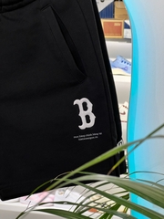486 -  Quần New Era B Boston - Đen chữ trắng - Code 13574667 [HÀNG CHÍNH HÃNG]