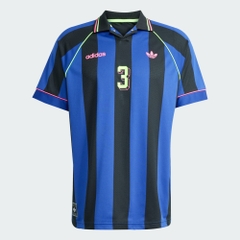 1684 - Áo Adidas Originals Jcquard Jersey Semi Lucid Blue / Black KD2307 - Xanh Dương Đen [HÀNG CHÍNH HÃNG]