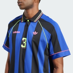 1684 - Áo Adidas Originals Jcquard Jersey Semi Lucid Blue / Black KD2307 - Xanh Dương Đen [HÀNG CHÍNH HÃNG]