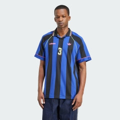 1684 - Áo Adidas Originals Jcquard Jersey Semi Lucid Blue / Black KD2307 - Xanh Dương Đen [HÀNG CHÍNH HÃNG]