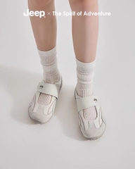 2734 - Giày Jeep Mary Jane Comfort Velcro "Grey" | P661W3399 [HÀNG CHÍNH HÃNG]