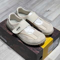 2734 - Giày Jeep Mary Jane Comfort Velcro "Grey" | P661W3399 [HÀNG CHÍNH HÃNG]