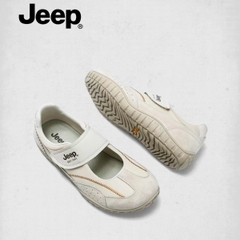 2734 - Giày Jeep Mary Jane Comfort Velcro "Grey" | P661W3399 [HÀNG CHÍNH HÃNG]