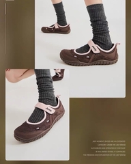 2731 - Giày Jeep Mary Jane Pink Brown 2026 | P661W3363 [HÀNG CHÍNH HÃNG]