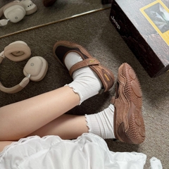 2044 - Giày Jeep The Spirit Mary Jane ''Spike Choco'' P651W13129 [HÀNG CHÍNH HÃNG]