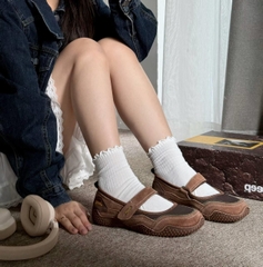 2044 - Giày Jeep The Spirit Mary Jane ''Spike Choco'' P651W13129 [HÀNG CHÍNH HÃNG]