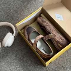 2044 - Giày Jeep The Spirit Mary Jane ''Spike Choco'' P651W13129 [HÀNG CHÍNH HÃNG]