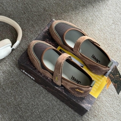 2044 - Giày Jeep The Spirit Mary Jane ''Spike Choco'' P651W13129 [HÀNG CHÍNH HÃNG]