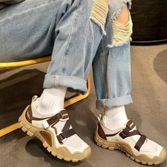 1715 - Giày Jeep Mary Jane Velcro Choco PD241WAS873 [HÀNG CHÍNH HÃNG]