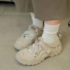 2745 - Giày Jeep Mary Jane Velcro ''Grey'' PD241WAS873 [HÀNG CHÍNH HÃNG]