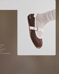 2744 - Giày Jeep Mary Jane Vintage Suede Brown 2026 | P661W134104 [HÀNG CHÍNH HÃNG]