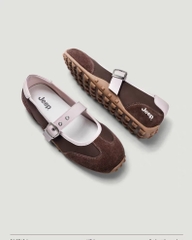2744 - Giày Jeep Mary Jane Vintage Suede Brown 2026 | P661W134104 [HÀNG CHÍNH HÃNG]
