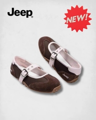 2744 - Giày Jeep Mary Jane Vintage Suede Brown 2026 | P661W134104 [HÀNG CHÍNH HÃNG]
