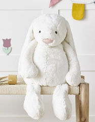 2077 - JellyCat 108cm Bunny Cream Trắng - Jellycat Bashful Bunny Cream Really Really Big 108cm [HÀNG CHÍNH HÃNG]