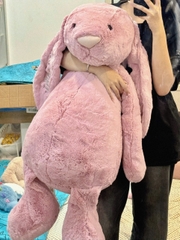 2067 - JellyCat 108cm Bunny Tulip Hồng - Jellycat Bashful Bunny Tulip Really Really Big 108cm [HÀNG CHÍNH HÃNG]