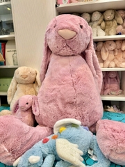 2067 - JellyCat 108cm Bunny Tulip Hồng - Jellycat Bashful Bunny Tulip Really Really Big 108cm [HÀNG CHÍNH HÃNG]