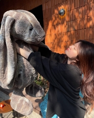 2076 - JellyCat 108cm Bunny Cottontail - Jellycat Bashful Bunny Cottontail Woodland Really Really Big 108cm [HÀNG CHÍNH HÃNG]