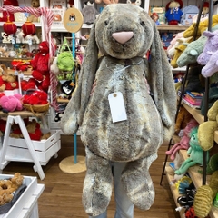 2076 - JellyCat 108cm Bunny Cottontail - Jellycat Bashful Bunny Cottontail Woodland Really Really Big 108cm [HÀNG CHÍNH HÃNG]