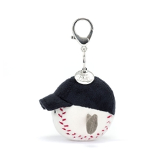 2671 - Jellycat Amuseables Sports Baseball Bag Charm 12cm [HÀNG CHÍNH HÃNG]