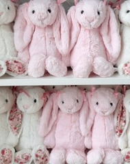2167 - JellyCat Bashful Bunny Pink 31cm - Jellycat Bashful Pink Bunny Medium 31cm Màu Hồng Sakura [HÀNG CHÍNH HÃNG]