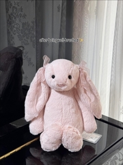 2167 - JellyCat Bashful Bunny Pink 31cm - Jellycat Bashful Pink Bunny Medium 31cm Màu Hồng Sakura [HÀNG CHÍNH HÃNG]