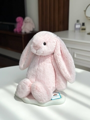 2167 - JellyCat Bashful Bunny Pink 31cm - Jellycat Bashful Pink Bunny Medium 31cm Màu Hồng Sakura [HÀNG CHÍNH HÃNG]
