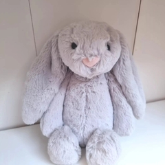 2196 - JellyCat Bashful Bunny Silver 31cm - Jellycat Bashful Silver Bunny Medium 31cm [HÀNG CHÍNH HÃNG]