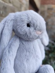 2196 - JellyCat Bashful Bunny Silver 31cm - Jellycat Bashful Silver Bunny Medium 31cm [HÀNG CHÍNH HÃNG]