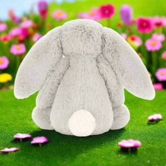 2196 - JellyCat Bashful Bunny Silver 31cm - Jellycat Bashful Silver Bunny Medium 31cm [HÀNG CHÍNH HÃNG]