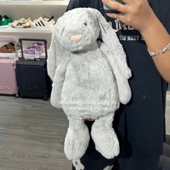 2580 - JellyCat Bashful Bunny Silver 50cm - Jellycat Bashful Silver Bunny Huge 50cm [HÀNG CHÍNH HÃNG]