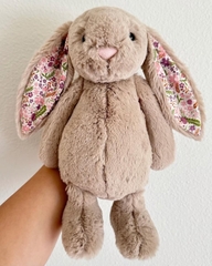 2181 - JellyCat Blossom Bunny Beige 'Petal' 31cm - Jellycat Blossom Cream Bunny Beige 'Petal' Medium 31cm [HÀNG CHÍNH HÃNG]