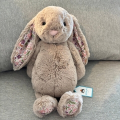 2181 - JellyCat Blossom Bunny Beige 'Petal' 31cm - Jellycat Blossom Cream Bunny Beige 'Petal' Medium 31cm [HÀNG CHÍNH HÃNG]