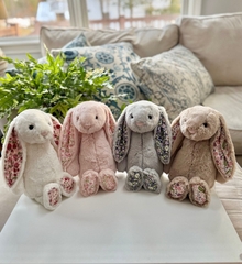 2187 - JellyCat Blossom Bunny Blush Cherry 31cm - Jellycat Blossom Cream Bunny Blush Cherry Medium 31cm [HÀNG CHÍNH HÃNG]