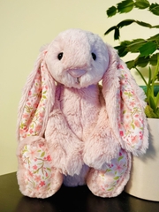 2187 - JellyCat Blossom Bunny Blush Cherry 31cm - Jellycat Blossom Cream Bunny Blush Cherry Medium 31cm [HÀNG CHÍNH HÃNG]
