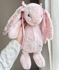 2187 - JellyCat Blossom Bunny Blush Cherry 31cm - Jellycat Blossom Cream Bunny Blush Cherry Medium 31cm [HÀNG CHÍNH HÃNG]