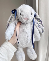 2080 - JellyCat Blossom Bunny Bloom Silver 31cm - JellyCat Blossom Silver Bunny Bloom Medium 31cm [HÀNG CHÍNH HÃNG]