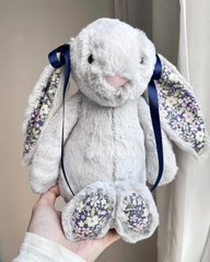 2080 - JellyCat Blossom Bunny Bloom Silver 31cm - JellyCat Blossom Silver Bunny Bloom Medium 31cm [HÀNG CHÍNH HÃNG]